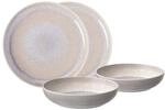 like. by Villeroy & Boch Tafel-Set Perlemor Sand 4er Set