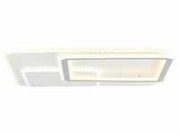 BRILLIANT Savare LED Deckenleuchte 50x50cm weiß/grau 1x LED integriert, 48W LED