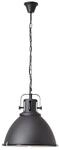 BRILLIANT Lampe Jesper Pendelleuchte 47cm Glas schwarz 1x A60, E27, 60W, geeignet