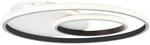 BRILLIANT Lampe, Merapi LED Deckenleuchte 51x51cm wei&szlig;/schwarz, Metall/Kunststoff,