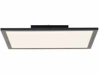 Brilliant Jacinda LED Deckenaufbau-Paneel 40x40cm sand schwarz, Metall/Kunststoff, 1x