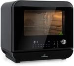 Vita Pro Hei&szlig;luftfritteuse Dampfgaren 2450 W 18 Ltr 800 ml Wassertank Schwarz