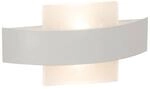 BRILLIANT Lampe Solution LED Wandleuchte 26cm quadratisch wei&szlig; 2x 3.5W LED