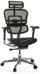 hjh OFFICE Luxus Chefsessel ERGOHUMAN GEN2 Netzstoff mit Armlehnen