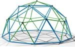 Kletterger&uuml;st 360x360x180cm DomeClimber Kinder Kletterkuppel Geodome 12FT -