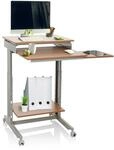 hjh OFFICE Stehschreibtisch WORKSTATION Melaminharzbeschichtete Spanplatte, Gestell