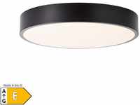 BRILLIANT Lampe Slimline LED Deckenleuchte 33cm weiß/schwarz 1x 12W LED