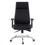 B&uuml;rostuhl Chefsessel PORTO Leder Schwarz Schreibtischstuhl Drehstuhl ergonomisch
