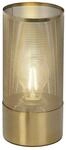 BRILLIANT Lampe Gracian Tischleuchte messing geb&uuml;rstet 1x A60, E27, 60W, g.f.
