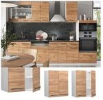 Vicco H&auml;ngeschrank K&uuml;chenschrank K&uuml;chenm&ouml;bel Fame-Line Wei&szlig; Eiche modern 60 cm