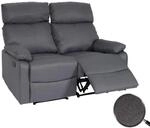 2er Kinosessel MCW-L93, Relaxsessel Fernsehsessel Sofa, Armlehne Liegefunktion