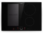 Delicatessa 70 Hybrid Einbaukochfeld Induktion 4 Zonen 7000W Glaskeramik Schwarz
