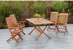 Merxx Comodoro Set 9tlg. Klappausziehtisch