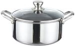 Edelstahl Wabenstruktur Kochtopf Induktion &Oslash;24cm Topf