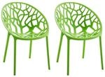 CLP Gartenst&uuml;hle 2er Set stapelbar wetterfest Hope, Gartensessel mit Lehnen