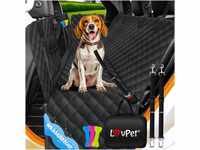 LovPet® 2in1 Hundedecke für Auto Rückbank & Kofferraum mit Seitenschutz und
