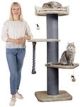 Premium Kratzbaum Grosse Katzen Stabil 'Freddy' &ndash; 150 cm Gro&szlig;er Katzenbaum 