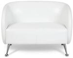 hjh OFFICE Lounge Sofa ST. LUCIA Kunstleder mit Armlehnen