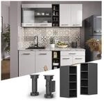Vicco Regalh&auml;ngeschrank K&uuml;chenschrank K&uuml;chenzeile R-Line 20 cm Anthrazit F&auml;cher