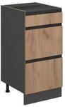 Vicco Schubladenunterschrank K&uuml;chenschrank K&uuml;chenm&ouml;bel R-Line J-Shape Anthrazit