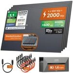 2000W + Anker 2 PRO Solarway&reg; All In One Balkonkraftwerk mit Speicher 2000W...