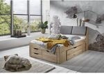 Relita - Funktionsbett Maxi 140 x 200 cm, ohne Lattenrost mit 5 Bettschubladen...