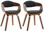 CLP 2er Set Esszimmerst&uuml;hle ergonomisch Kingston, Lehnst&uuml;hle mit umlaufender