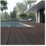 HOME DELUXE WPC Terrassendielen Komplettset (inkl. Unterkonstruktion) SAMANA -
