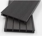 HOME DELUXE WPC Terrassendielen Komplettset (inkl. Unterkonstruktion) SAMANA -