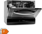 Havasia UV 6 Luminance Geschirrsp&uuml;ler UV Glasfront freistehend 1380W Schwarz