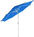 Sonnenschirm Asti, Gartenschirm, &Oslash; 3m neigbar Polyester/Alu 5kg ~ blau