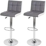 2er-Set Barhocker MCW-G87, Tresenhocker Barstuhl, h&ouml;henverstellbar ~ Kunstleder
