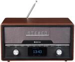 Denver MDA-525 Musikanalage&ndash;Radio, CD-Player, Bluetooth, dunkelbraun