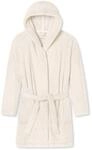 Schiesser Damen Bademantel Teddy Fleece