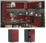Vicco H&auml;ngeschrank K&uuml;chenschrank K&uuml;chenm&ouml;bel R-Line J-Shape Anthrazit Rot 40 cm