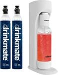 Drinkmate OmniFizz Sprudelwasser- und Sodabereiter, mit zwei 425g CO2-Flaschen,