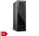 Shiraz 24 Duo Weink&uuml;hlschrank 2 Zonen 75L/24 Flaschen 5-18 &deg;C Touch Schwarz 24
