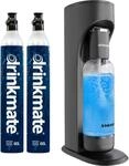 Drinkmate OmniFizz Sprudelwasser- und Sodabereiter, mit zwei 425g CO2-Flaschen,