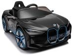 ES-Toys Kinder Elektroauto BMW I4, MP3, Bluetooth, EVA-Reifen, Gurt, bis 6 km/h