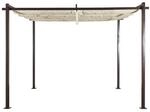 Pavillon Gartenpavillon 3x3m braun Kairo Light UV-Schutz Wasserabweisende