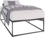 CLP Metallbett Scala 200x100x46 cm Farbe:schwarz;Gr&ouml;&szlig;e:200x100x46 cm