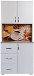 HTI-Living K&uuml;chenbuffet 3 Schubladen Blanca Bistro