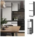 Vicco K&uuml;hlumbauschrank K&uuml;chenschrank K&uuml;chenm&ouml;bel R-Line J-Shape Anthrazit...