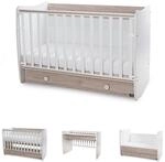 Lorelli Babybett Dream 70 x 140 cm umbaubar Kinderbett Schaukelbett Schreibtisch