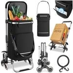 maxVitalis Treppensteiger-Einkaufstrolley &raquo;Premium&laquo;, Schwarz