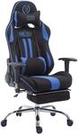 TPFLiving Racing B&uuml;rostuhl Limitless-2 Stoff mit Fu&szlig;ablage Schwarz/Gelb
