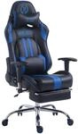 TPFLiving Racing B&uuml;rostuhl Limitless mit Fu&szlig;ablage Schwarz/Gelb