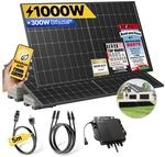 Balkonkraftwerk 1000W/800W Solaranlage mit Garten Halterung Steckerfertig WIFI