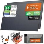 Solarway&reg; All In One Balkonkraftwerk mit Speicher 890W komplett Steckdose -...