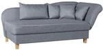 Max Winzer Selma Recamiere mit Armteil rechts klappbar denim